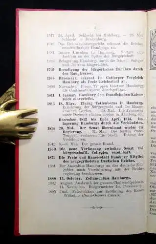 Adler Plan von Hamburg Altona- Wandsbek 1857 nebst beschreibendem Führer 1:18000