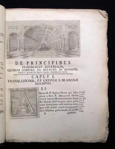 Crypta San. Blasiana Nova Principum Austriacorum Translatis Eorum Cadaveribus