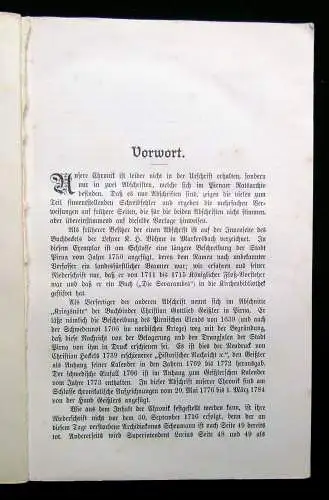 Flachs, Richard Petermanns Pirnische Chronik (1729) 1914 Pirnaer Rechtsarchiv
