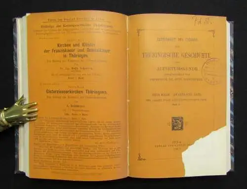 Dobenecker Zeitschrift des Vereins für Thüringische Geschichte Neue Folge 20. Bd
