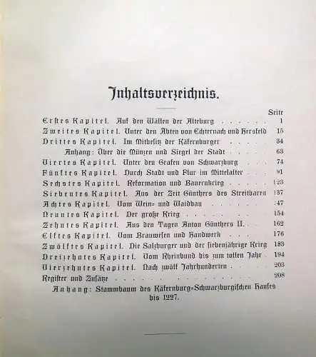Bühring Geschichte der Stadt Arnstadt 704-1904 Im auftrage der Stadt 1904