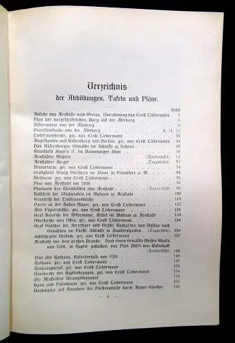 Bühring Geschichte der Stadt Arnstadt 704-1904 Im auftrage der Stadt 1904