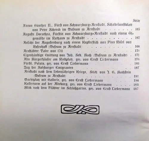 Bühring Geschichte der Stadt Arnstadt 704-1904 Im auftrage der Stadt 1904