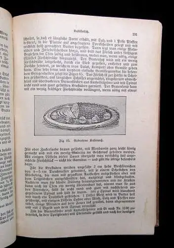 Hahn Illustriertes Kochbuch 1920 2260 Orig.-Rezepte 400 Abbildungen kochen Küche
