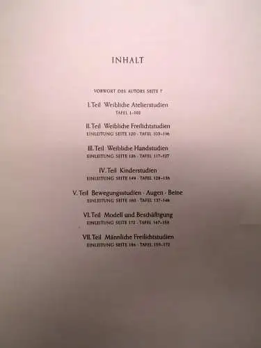 Everard John Künstler-Modelle Zweite Sammlung ca.1956 Atelierstudien,Freilicht