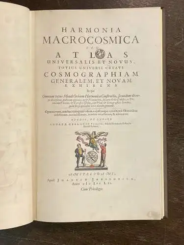 Cellarius / Jansson - Atlas Coelestis Harmonia Macrocosmica 1661/2006 Folio