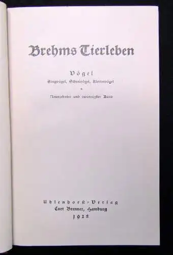 Hagen; Evers Brehms Tierleben 12 Bde 1928 Naturwissenschaften Biologie Tiere