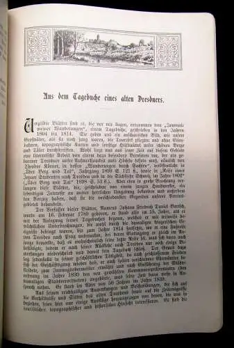 Zum 25jährigen Bestehen der Sektion Dresden des Gebirgsvereins Säch.Schweiz 1902