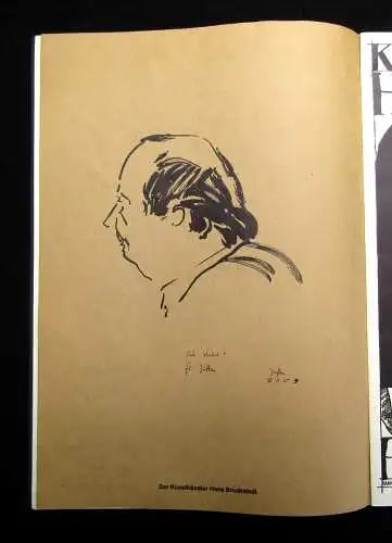 Janssen, Horst Handzeichnungen in 2 Büchern. Plakate und Traktätchen 1966 u 1975