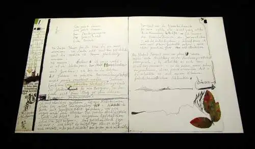 Janssen, Horst Handzeichnungen in 2 Büchern. Plakate und Traktätchen 1966 u 1975