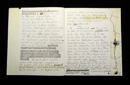 Janssen, Horst Handzeichnungen in 2 Büchern. Plakate und Traktätchen 1966 u 1975