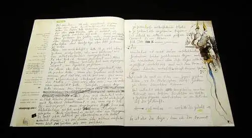 Janssen, Horst Handzeichnungen in 2 Büchern. Plakate und Traktätchen 1966 u 1975