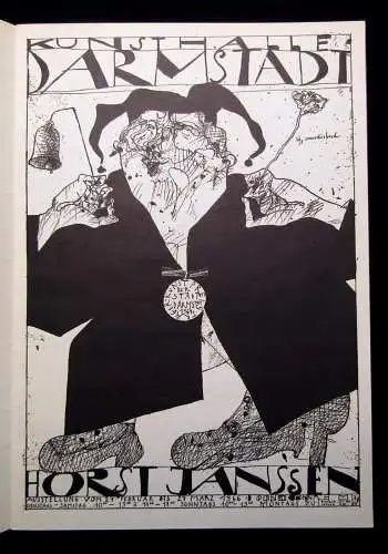 Janssen, Horst Handzeichnungen in 2 Büchern. Plakate und Traktätchen 1966 u 1975