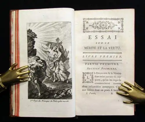 Diderot, Denis Principes de la Philosophie Morale 1772 Neue Ausgabe (EA 1745)