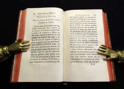 Diderot, Denis Principes de la Philosophie Morale 1772 Neue Ausgabe (EA 1745)