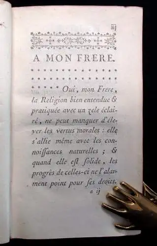 Diderot, Denis Principes de la Philosophie Morale 1772 Neue Ausgabe (EA 1745)