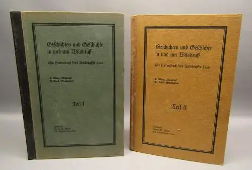 Kühne Geschichten und Geschichte in und um Wilsdruff Teil 1 und 2 1930/31 Guide