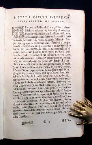 Statius, Publius Papinius P. Statii Papinii Opera quae extant 2 Tle. in 1 1595