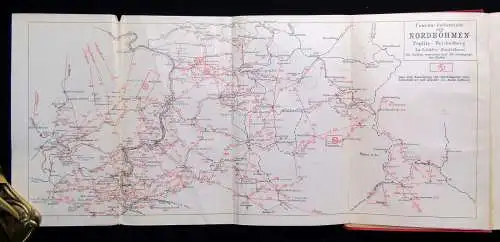 Schäfer Führer durch Nord-Böhmen 1906 Reiseführer Guide Landeskunde Ortskunde