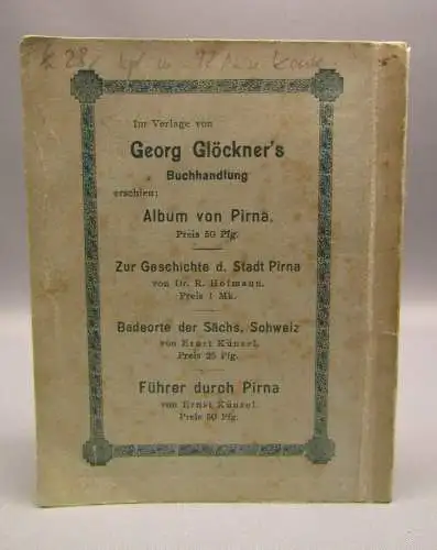 Kleiner Führer durch die Sächsische Schweiz 12 Ansichts-Postkarten *selten* o.J.
