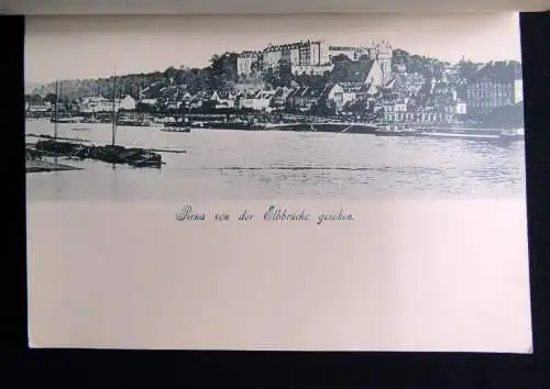 Kleiner Führer durch die Sächsische Schweiz 12 Ansichts-Postkarten *selten* o.J.