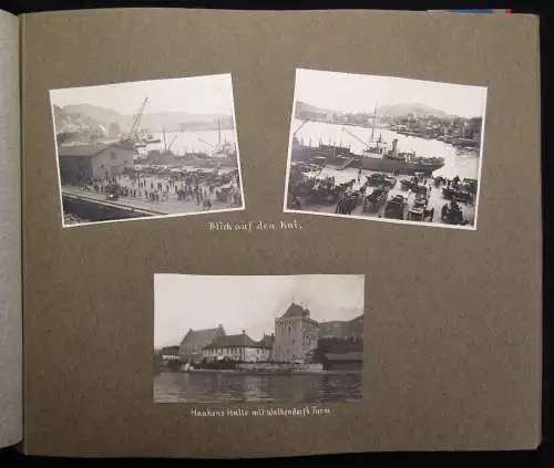 Schlee, Georg Nordlandfahren. Mit der "Monte Sarmiento" 2 Fotoalben 1926