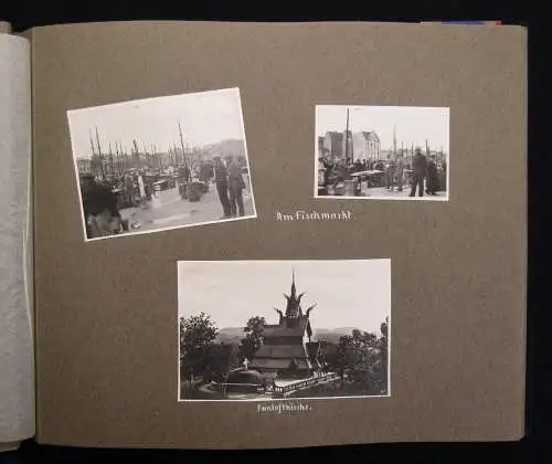 Schlee, Georg Nordlandfahren. Mit der "Monte Sarmiento" 2 Fotoalben 1926