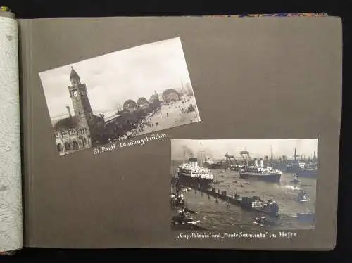 Schlee, Georg Nordlandfahren. Mit der "Monte Sarmiento" 2 Fotoalben 1926