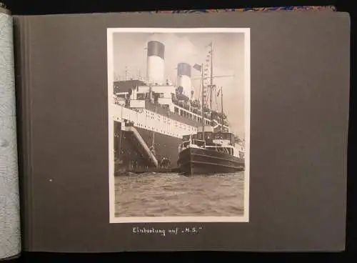 Schlee, Georg Nordlandfahren. Mit der "Monte Sarmiento" 2 Fotoalben 1926