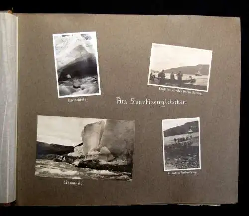 Schlee, Georg Nordlandfahren. Mit der "Monte Sarmiento" 2 Fotoalben 1926