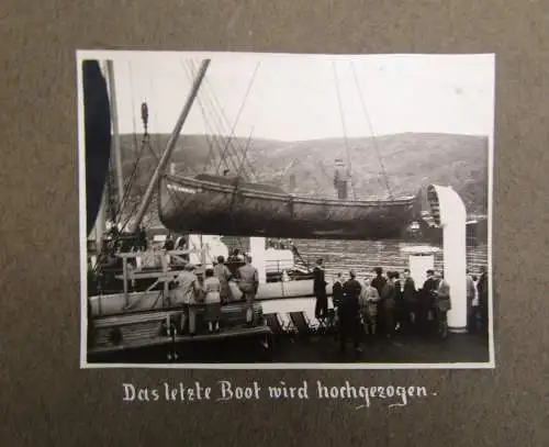 Schlee, Georg Nordlandfahren. Mit der "Monte Sarmiento" 2 Fotoalben 1926