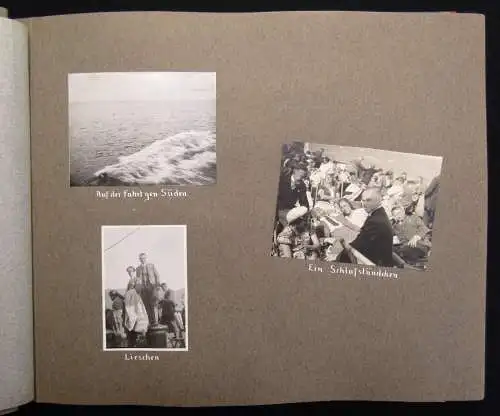 Schlee, Georg Nordlandfahren. Mit der "Monte Sarmiento" 2 Fotoalben 1926