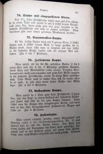 Allestein Das beste bürgerliche Kochbuch vorzüglich für das Haus berechnet 1906