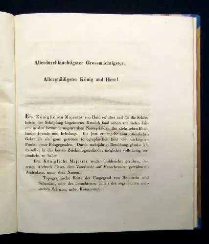 Odeleben Die topographische Aufnahme der sächsischen Schweiz 1830 Topografie