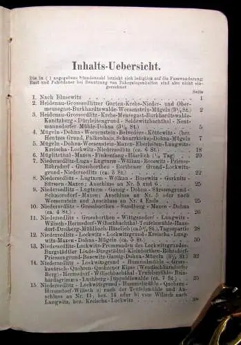 Neues Wanderbuch durch Sachsen Teil 1+2 komplett Sächs.Schweiz und Dresden 1879