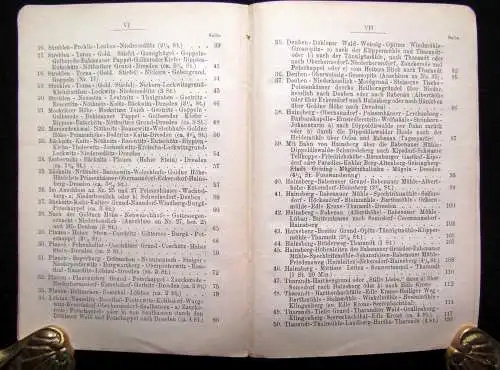 Neues Wanderbuch durch Sachsen Teil 1+2 komplett Sächs.Schweiz und Dresden 1879