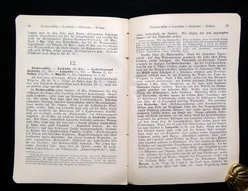 Neues Wanderbuch durch Sachsen Teil 1+2 komplett Sächs.Schweiz und Dresden 1879