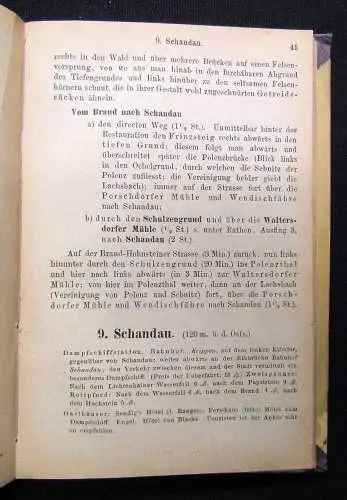 Neues Wanderbuch durch Sachsen Teil 1+2 komplett Sächs.Schweiz und Dresden 1879