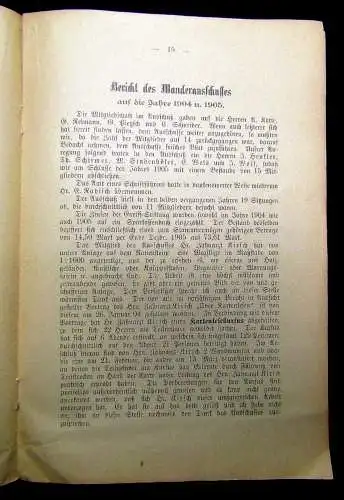 Jahresberichte der Ortsgruppe Dresden d. Gebirgsvereins f.d. Sächs. Schweiz 1906
