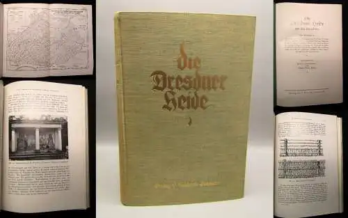 Koepert Die Dresdner Heide und ihre Umgebung 1932 Landeskunde Ortskunde Sachsen