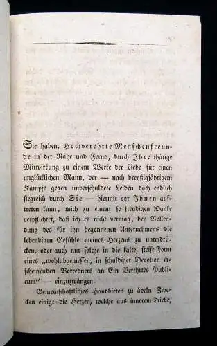 Krug, Johann Friedr. Adolph Leben des blinden Zachariä 1827 blind Blindenschule