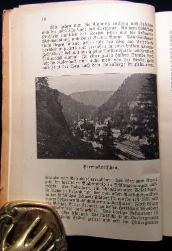 Führer durch die Sächsisch-Böhmische Schweiz Verzeichnis d. Sehenswürdigkeiten