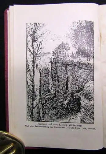 Friese Junk`s Natur-Führer Sächsische Schweiz 1925 Guide Ortskunde Landeskunde