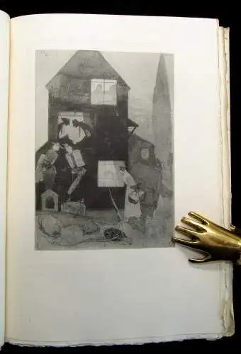 Putnam The World of Jean de Bosschere o. J. 1932 Erstausgabe Grafik Radierung