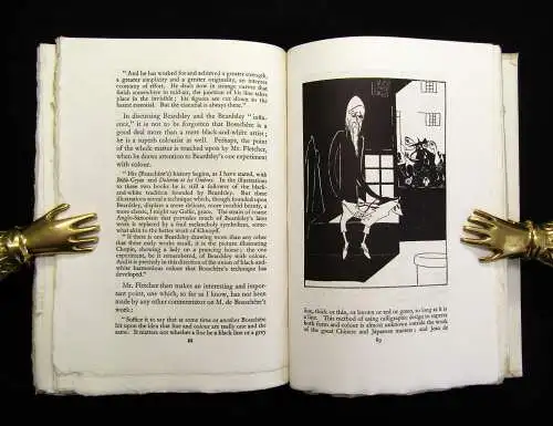 Putnam The World of Jean de Bosschere o. J. 1932 Erstausgabe Grafik Radierung
