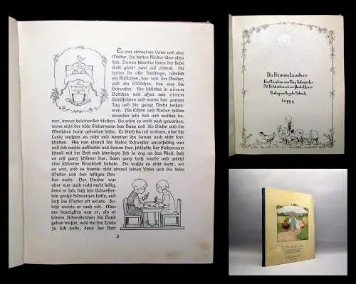 Schmerler Ebner Die Himmelsucher um 1910 Bilderbuch Kinderbuch Literatur
