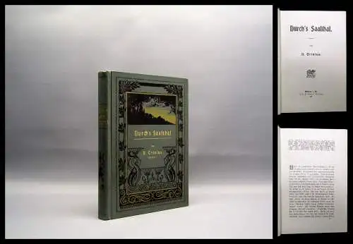 Trinius Durch´s Saalthal 1834 Geographie Landeskunde Ortskunde Führer Guide