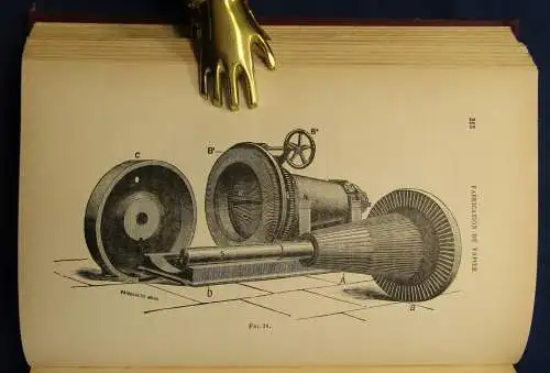 Desmarest Manuel de la Fabrication du Papier 1902 Technik Altes Handwerk js