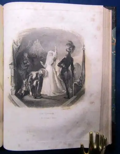 Bulwer`s Pilger des Rheins 1834 Erzählung Belletristik Literatur js