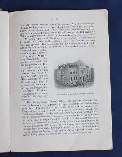 Jena als Universität und Stadt im Sommer 1913 Ortskunde Landeskunde Thüringen js
